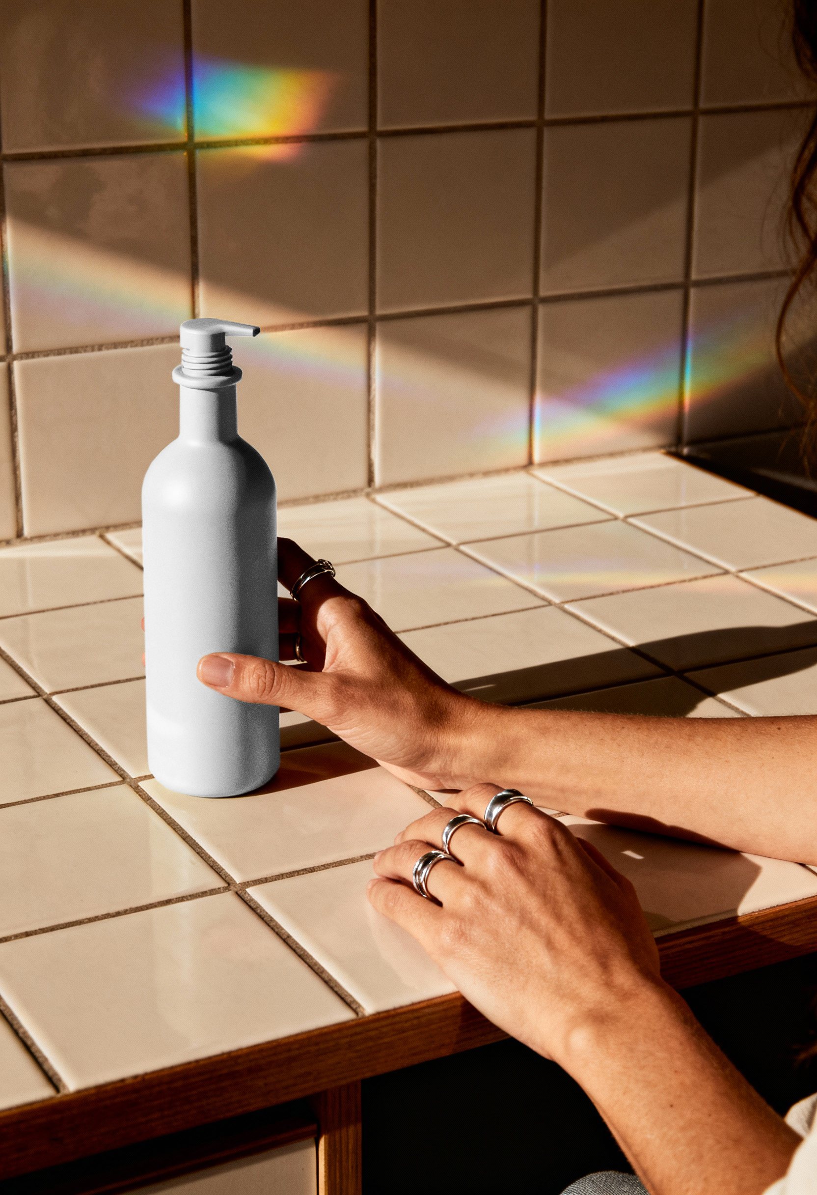 MXT Aluminum Pump Bottle Mockup